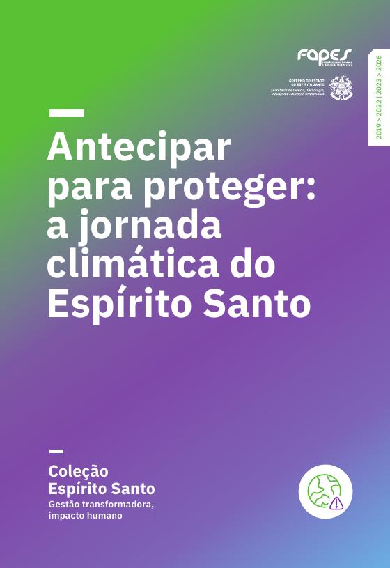 Capa do livro 02, Antecipar para Proteger, da Coleção Espírito Santo