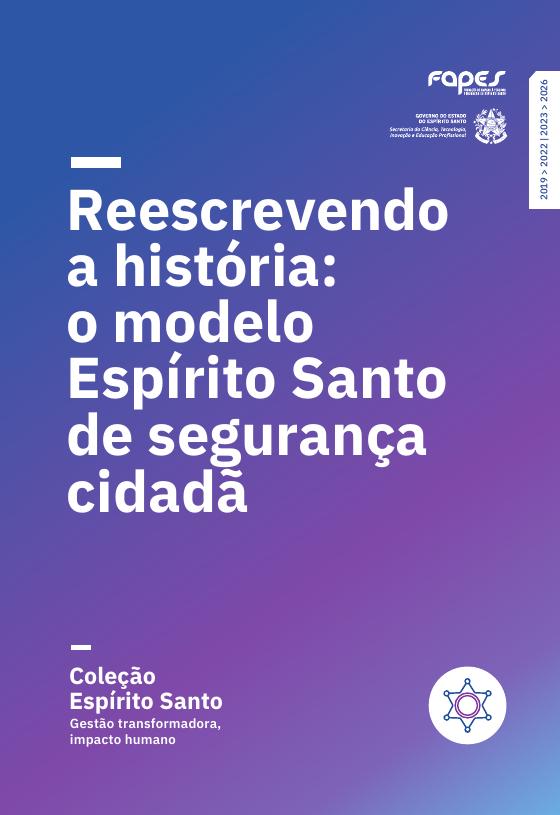 Capa do livro 03, Reescrevendo a História, da Coleção Espírito Santo