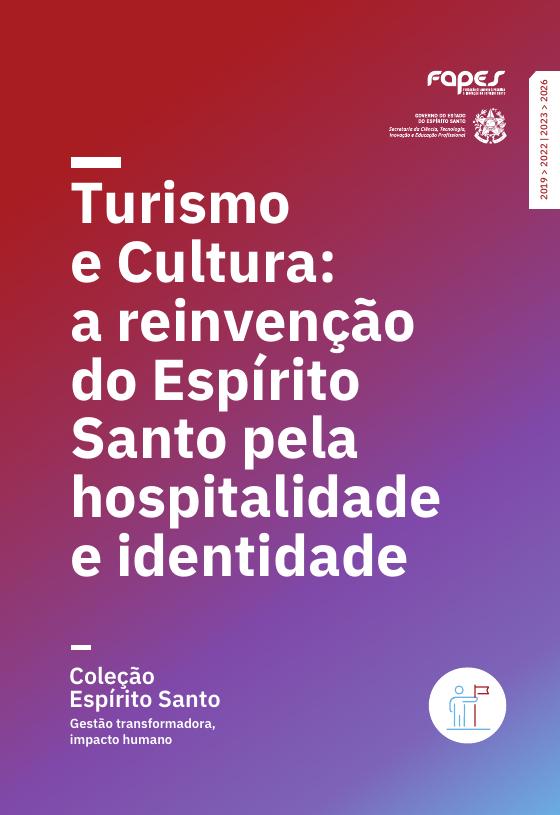 Capa do livro 06, Turismo e Cultura, da Coleção Espírito Santo