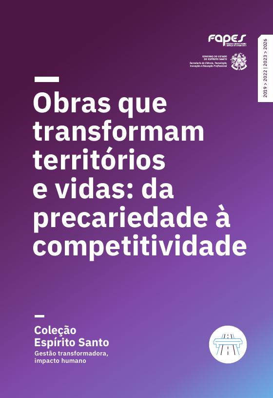 Capa do livro 07, Obras que Transformam Territórios e Vidas, da Coleção Espírito Santo