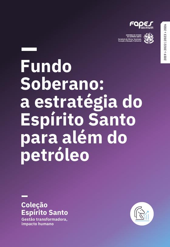 Capa do livro 09, Fundo Soberano, da Coleção Espírito Santo
